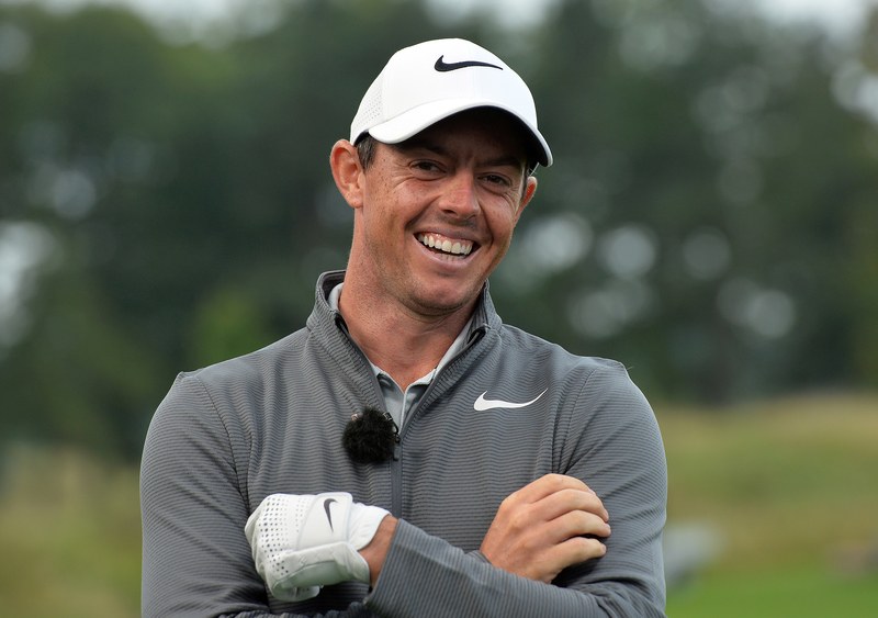 Rory slid in Official world golf rankings, golf courses