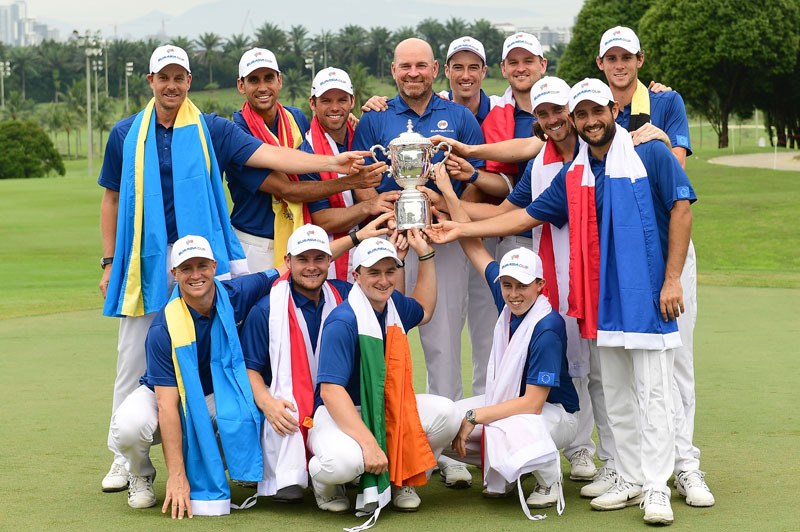 Team europe wins eurasia cup