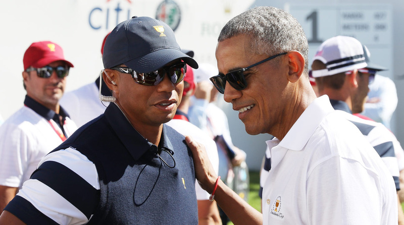 Barack Obama and Tiger Woods