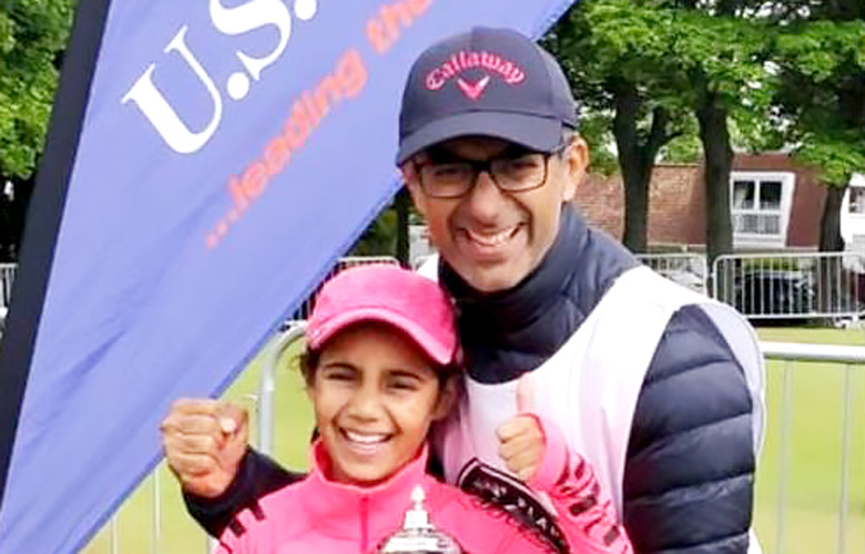 Asara Sawhney won US Golf kids championship 
