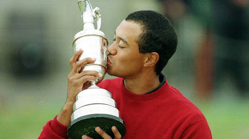 Tiger woods wins claret jug in 2000