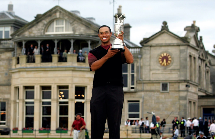 Tiger Woods won Claret Jug in 2005
