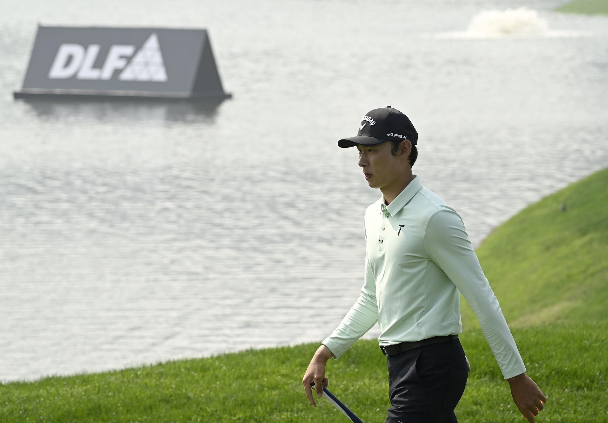 Micah Shin of the USA pictured on Thursday January 30, 2025 during Round One of the International Series India . Credit- Paul Lakatos/Asian Tour.