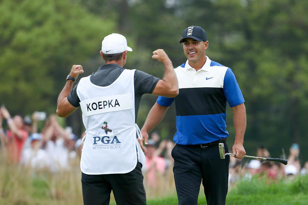 brooks koepka wins pga