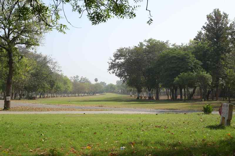 The lush Agra Golf course is a visual treat  