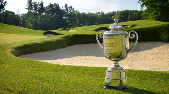 trophy for PGA Championship 2023. Read more on 4moles.com