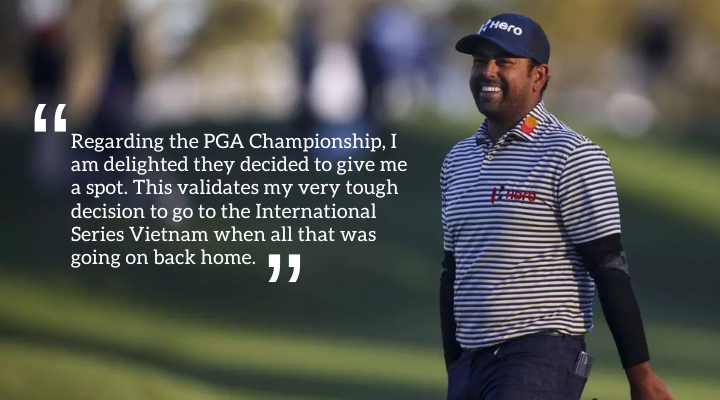 Anirban Lahiri in PGA Championship 2023. Read More on 4moles.com