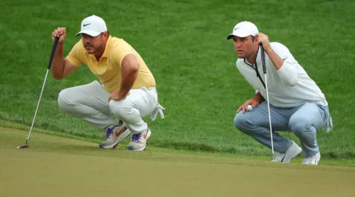Brooks Koepka and Scottie in PGA Championship. Read more on 4moles.com