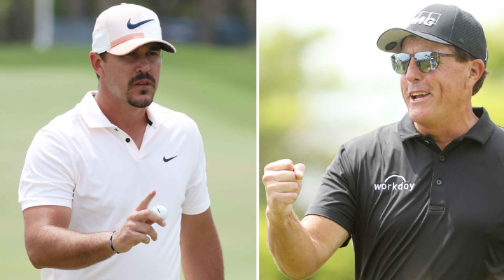 Phil Mickelson and Brooks Koepka. Read more on 4moles.com